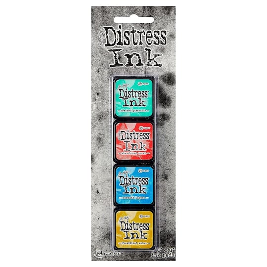 6 Packs: 4 ct. (24 total) Tim Holtz® Mini Distress Ink Pads, Kit 13